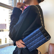 CHANEL two color Chocolate Bar Mini Bag